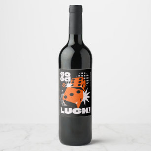 Étiquette Pour Bouteilles De Vin Bonne chance