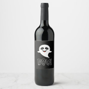 Étiquette Pour Bouteilles De Vin Boo ! Petite Halloween Par Lucas