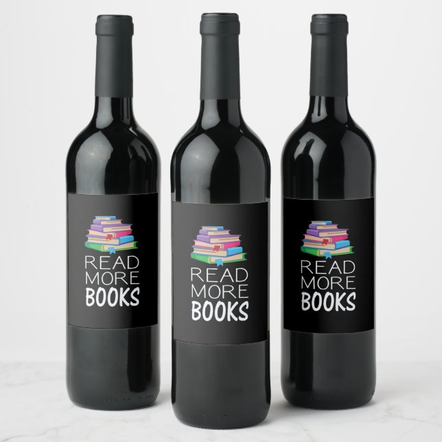 Étiquette Pour Bouteilles De Vin Books (Bouteilles)