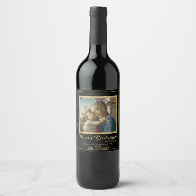 Étiquette Pour Bouteilles De Vin Botticelli (Devant)