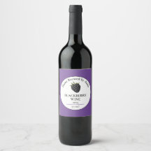 Bouteille de vin Blackberry