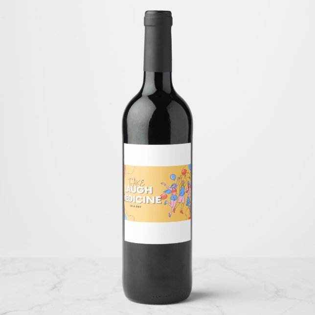 Étiquette Pour Bouteilles De Vin Bouteille Vigor Fun (Devant)