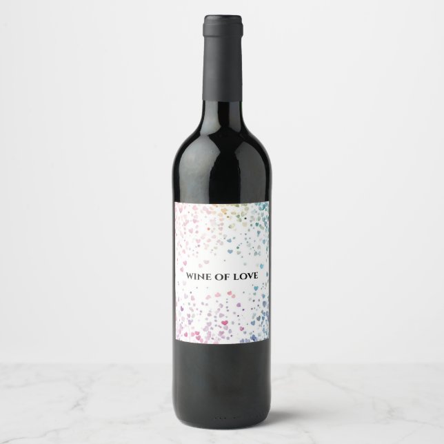 Étiquette Pour Bouteilles De Vin Bouteilles de vins (Devant)