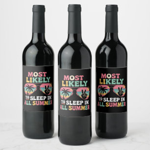 Étiquette Pour Bouteilles De Vin Cadeau pour l'enseignant le plus susceptible de do