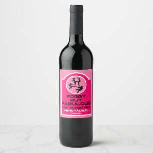 Étiquette Pour Bouteilles De Vin Cadeaux drôles pour femmes ménopausées