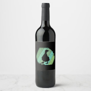 Étiquette Pour Bouteilles De Vin Canard