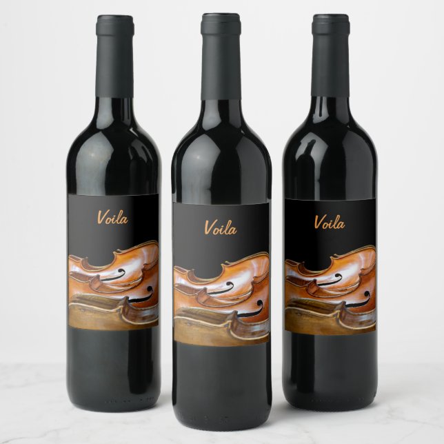 Étiquette Pour Bouteilles De Vin Cellos (Bouteilles)