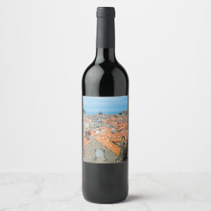 Étiquette Pour Bouteilles De Vin Centre-ville de Dubrovnik