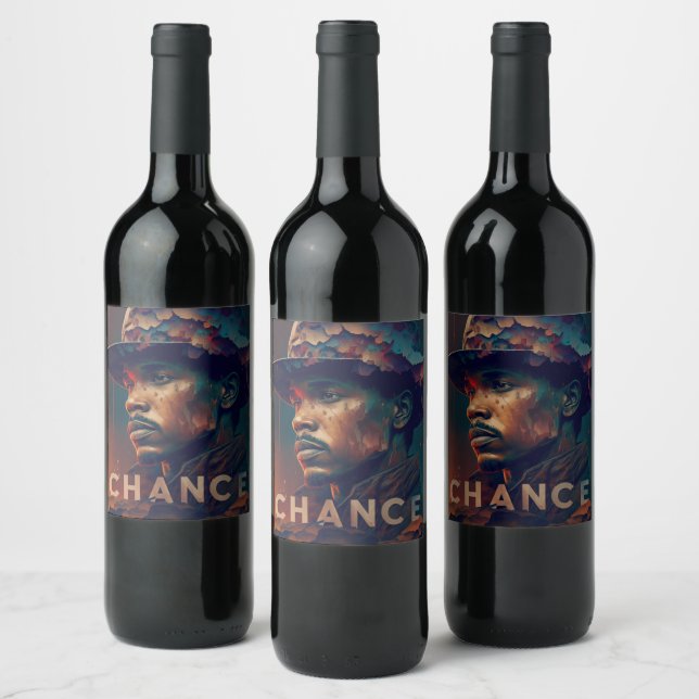 Étiquette Pour Bouteilles De Vin Chance (Bouteilles)