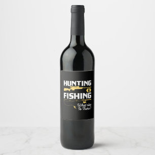 Étiquette Pour Bouteilles De Vin Chasse et pêche Ce qu'il y a d'autre - Funny Fishe