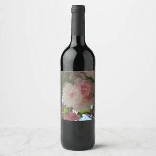 Étiquette Pour Bouteilles De Vin Cherry Tree I Spring Floral