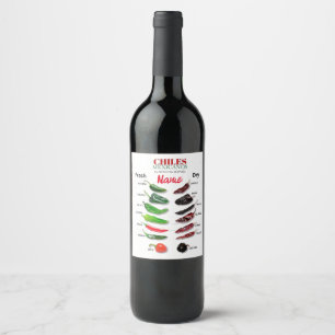 Étiquette Pour Bouteilles De Vin Chiles Fresh and Dry Thunder_Cove