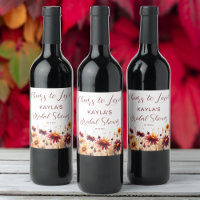 Chute d'amour burgundy dahlias nuptiale douche fav