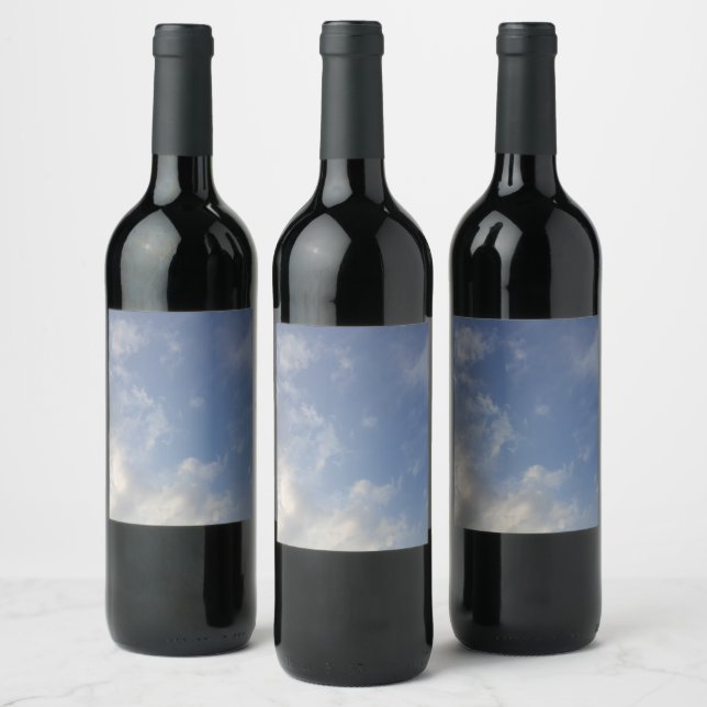 Étiquette Pour Bouteilles De Vin Ciel bleu (Bouteilles)
