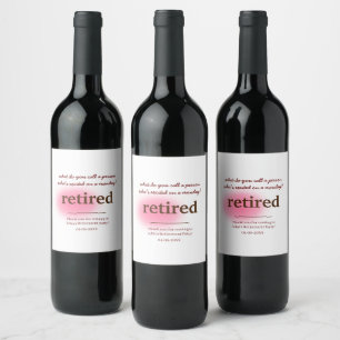 Étiquette Pour Bouteilles De Vin comment appelez-vous une personne qui est excitée