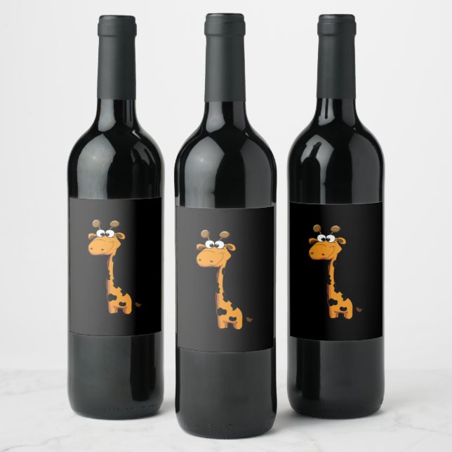 Étiquette Pour Bouteilles De Vin Copy Giraffe (Bouteilles)