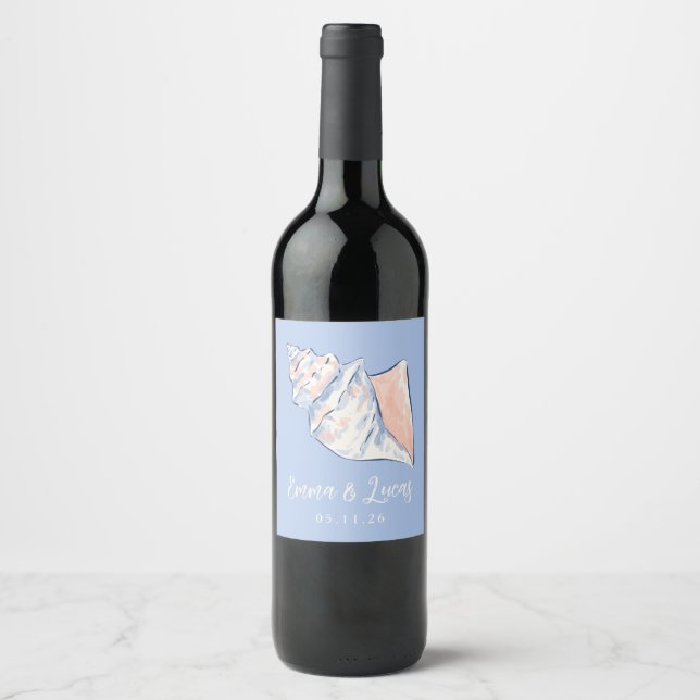 Étiquette Pour Bouteilles De Vin crabe (Devant)