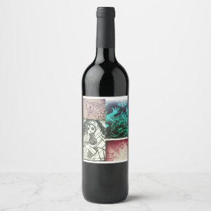 Étiquette Pour Bouteilles De Vin création de mystère yaei