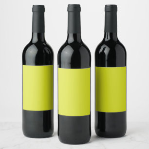 Étiquette Pour Bouteilles De Vin Créer un Arrière - plan Jaune d'appel visuel remar
