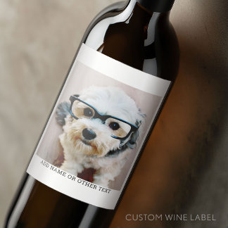 Étiquette Pour Bouteilles De Vin Créer votre propre Galerie de photos simple bordur