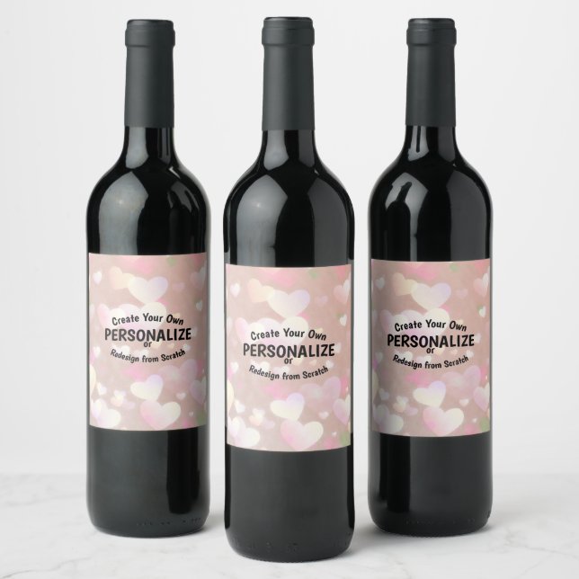 Étiquette Pour Bouteilles De Vin Créez le Vôtre (Bouteilles)