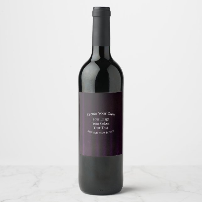 Étiquette Pour Bouteilles De Vin Créez Votre Propre Modèle (Devant)