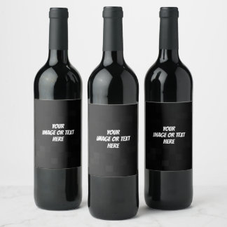 Étiquette Pour Bouteilles De Vin Créez Votre Propre Personnalisé
