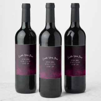 Étiquette Pour Bouteilles De Vin Créez Votre Propre Personnalisé