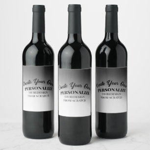 Étiquette Pour Bouteilles De Vin Créez votre propre produit personnalisé