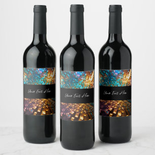 Étiquette Pour Bouteilles De Vin Créez Votre Propre Verre Coloré Personnalisé