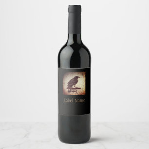 Étiquette Pour Bouteilles De Vin crocodile sur banquette de vélo