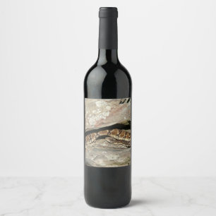 Étiquette Pour Bouteilles De Vin Crotale dans le parc national de Shenandoah