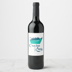 Étiquette Pour Bouteilles De Vin Cruise King