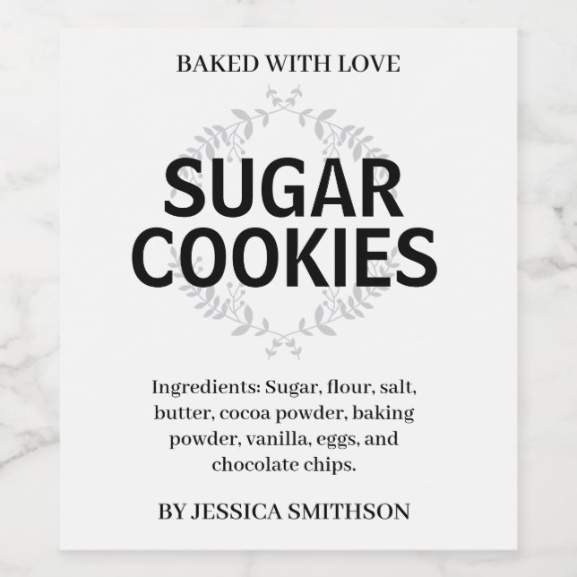 Étiquette Pour Bouteilles De Vin Custom Personalized Homemade label HM001_02sqv1 (Étiquettes simples)