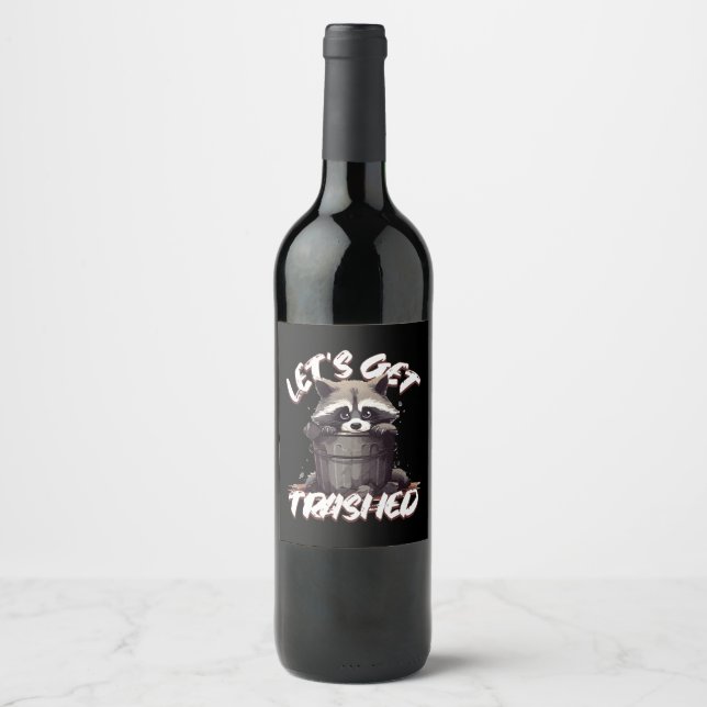Étiquette Pour Bouteilles De Vin Débarrassons-Nous (Devant)