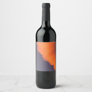 Étiquette Pour Bouteilles De Vin Des nuages magiques et rêvés dans des couleurs rêv