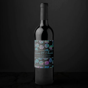 Étiquette Pour Bouteilles De Vin Dés RPG Holo Imaginaire Tabletop PnP Gamer Perso