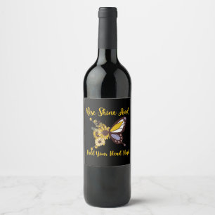 Étiquette Pour Bouteilles De Vin design pour bébé retro boho
