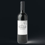 Étiquette Pour Bouteilles De Vin Design Your Own Custom<br><div class="desc">Add some personalized text or redesign this product completely from scratch by replacing our image with your own! Add your own text,  choose your favorite fonts and colors and visit Illusory Optics on Zazzle for more.</div>