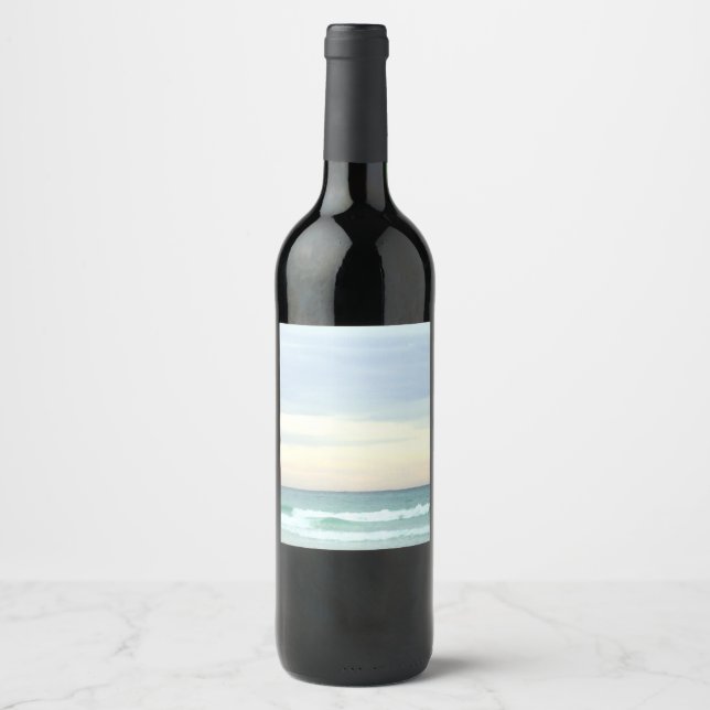 Étiquette Pour Bouteilles De Vin Destin Ocean Stationary (Devant)