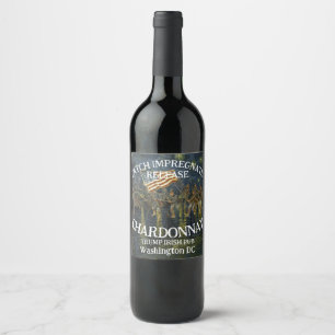 Étiquette Pour Bouteilles De Vin DHS CBP Trump PasDeChemin CriminelDeGuerre Condamn