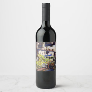 Étiquette Pour Bouteilles De Vin Dimensions de curiosité