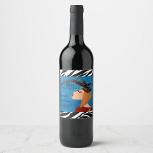 Étiquette Pour Bouteilles De Vin "DIVA d'Excellence" pour ceux qui demandent le mei