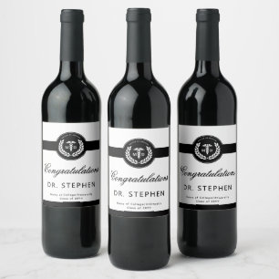 Étiquette Pour Bouteilles De Vin Docteur en médecine moderne Docteur en médecine Me