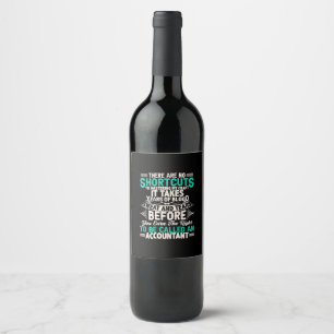 Étiquette Pour Bouteilles De Vin Don comptable   À Appeler Un Comptable