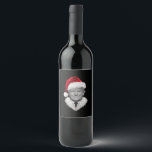 Étiquette Pour Bouteilles De Vin Donald Trump Christmas Funny Santa Hat Don<br><div class="desc">Donald Trump Christmas Funny Santa Hat Don</div>