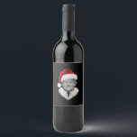 Étiquette Pour Bouteilles De Vin Donald Trump Christmas Funny Santa Hat Don<br><div class="desc">Donald Trump Christmas Funny Santa Hat Don</div>