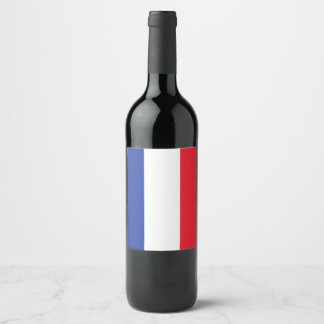 Étiquette Pour Bouteilles De Vin Drapeau France