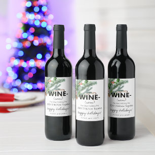 Étiquette Pour Bouteilles De Vin Drôle 2024 Colle de vin nous tenant ensemble de la