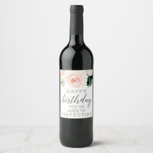 Étiquette Pour Bouteilles De Vin Drôle cadeau d'anniversaire pour les femmes